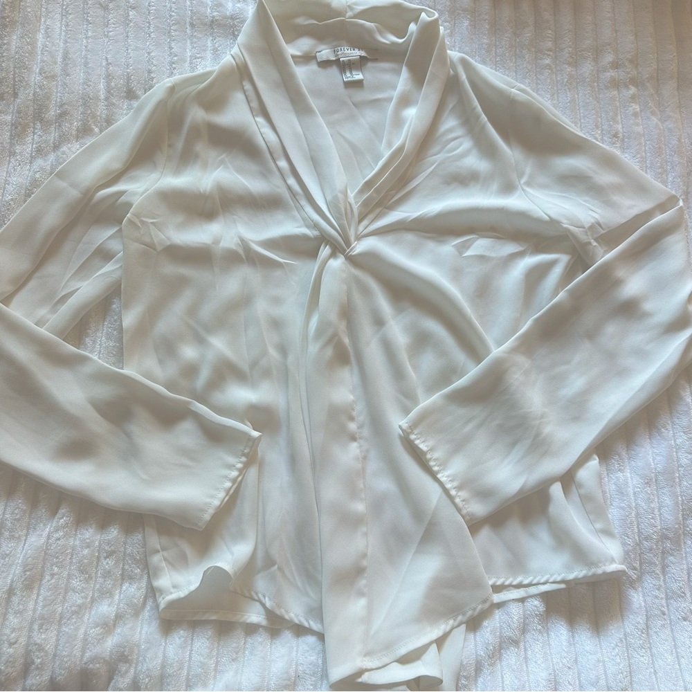 F21 Sheer Blouse